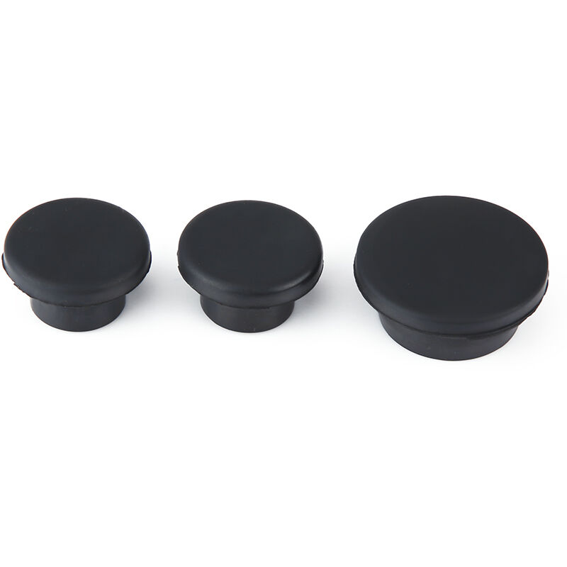 Eosnow - Bouchon en caoutchouc de hayon pour Jeep Wrangler jk 2007 – 2018, 3 pièces, support de pneu de secours supprimé