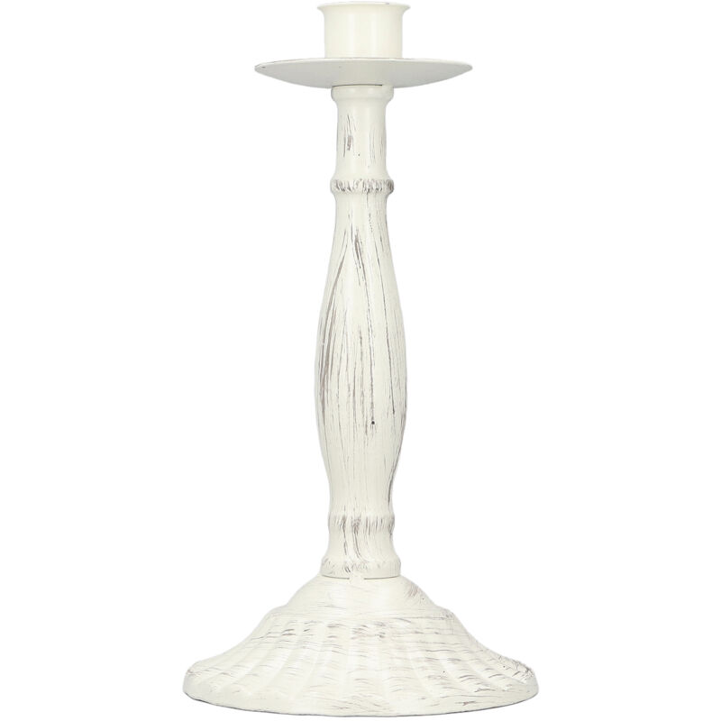 Eosnow Bougeoirs en fer blanc, chandelier décoratif de Style rétro, piédestal pour la décoration de la maison