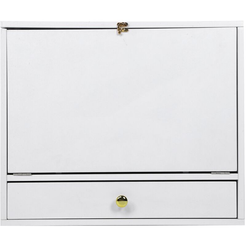 Eosnow - Bureau d'ordinateur mural multifonctionnel pliable pour ordinateur portable, Table d'écriture pour le bureau et la maison