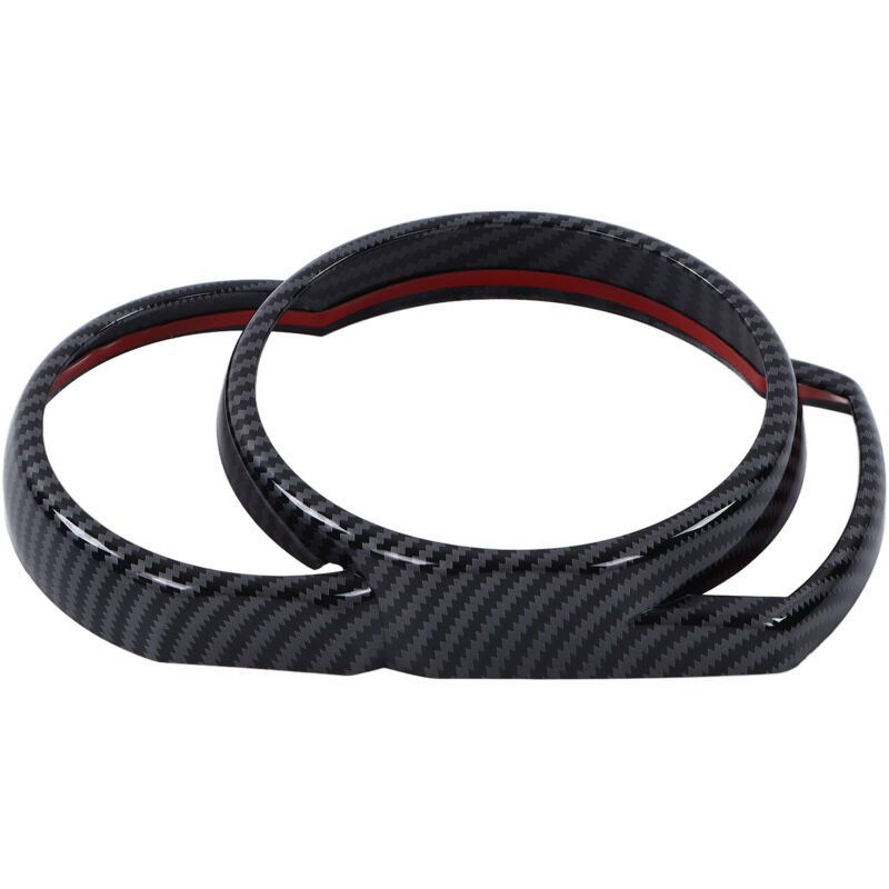 Eosnow - Cadre de panneau de tableau de bord en Fiber de carbone, garniture de remplacement pour Cooper Hatchback F54 F55 F56 F57