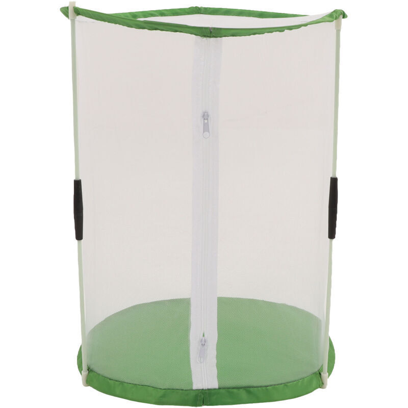 Eosnow Cage cylindrique d'observation des papillons et des insectes, cage d'habitat en maille transparente pour plantes ornementales