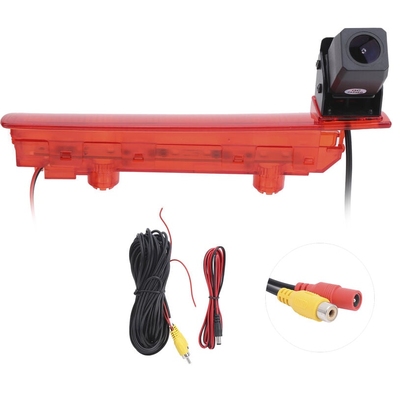 Eosnow - Caméra de recul led avec feu stop pour voiture, étanche, adaptée au Transporter T5 T6 Van 2010 – 2019