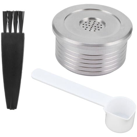 Eosnow Capsule de café réutilisable avec brosse à cuillère adaptée à la machine à café DELTA Q NDIQ7323