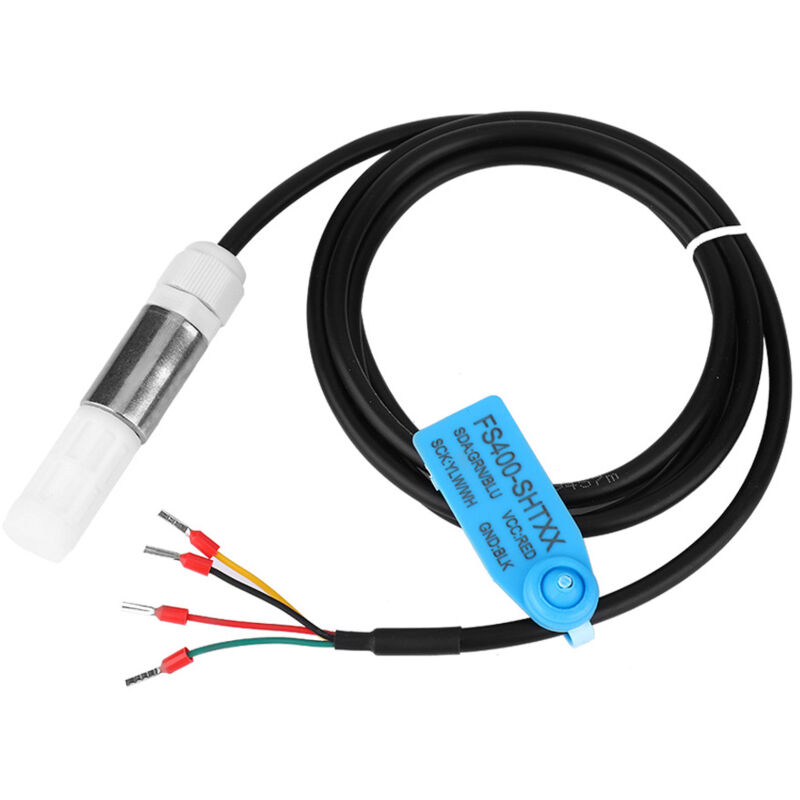 Eosnow - Capteur de température et d'humidité anti-poussière, boîtier en plastique en acier inoxydable, sortie I2C (SHT31)