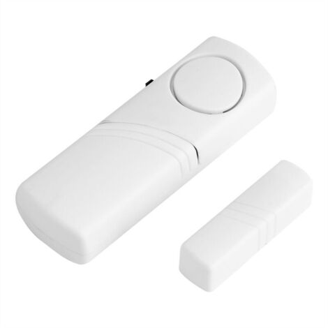 Eosnow Capteur magnétique de système d'alarme de sécurité anti-vol antivol de porte de fenêtre à la maison sans fil