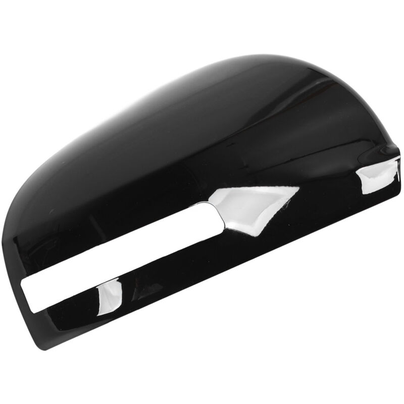 Capuchon de rétroviseur noir brillant haute résistance, couvercle de porte de remplacement pour Mitsubishi Outlander 2013-2019 droit (7632C490HA)