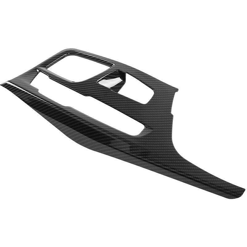 Eosnow - Garniture de couvercle de panneau de changement de vitesse de Console centrale de Style Fiber de carbone pour bmw série 5 G30 2017 – 2018