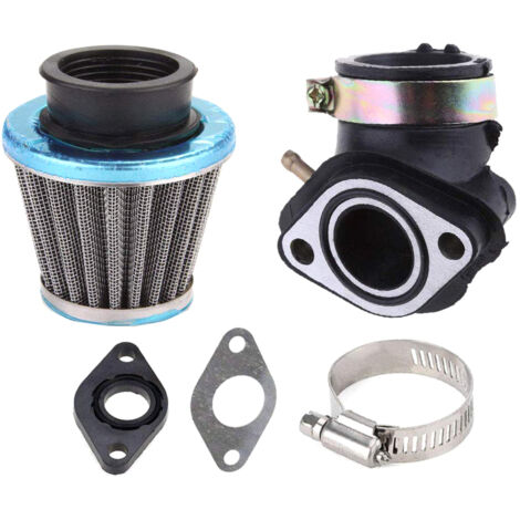 Eosnow Carburatore adatto per GY6 50CC 49CC 4 tempi Scooter Taotao Motore 18mm Carb Collettore di aspirazione Filtro aria