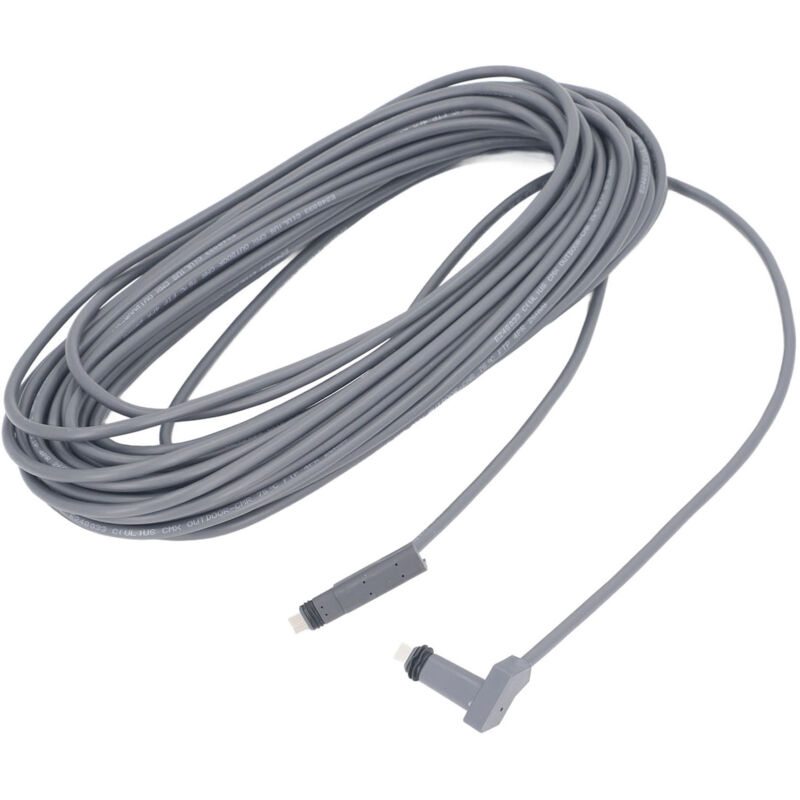 Cble de remplacement satellite rectangulaire multifonctionnel,30 pieds,grise,pour fil Starlink V2 - Eosnow