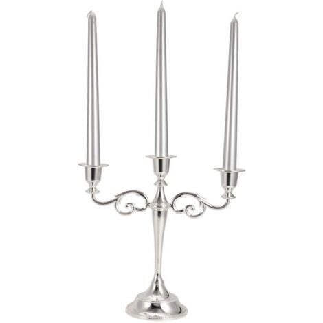 Eosnow Chandelier romantique Vintage à 3 têtes, chandelier de Table antirouille pour la décoration de la maison, du dîner de mariage