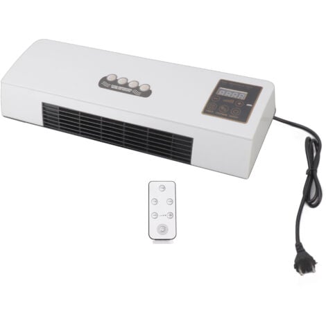 Eosnow Climatiseur mural 1800 W,machine à refroidir et à chauffer électrique,élément chauffant PTC,avec minuterie de contrôle à distance,pour chambre à coucher,salle de bain,220 V(Vent naturel et vent