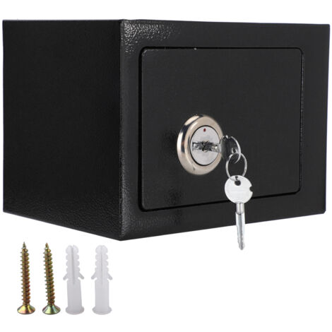 Eosnow Coffre-fort Durable en acier de haute sécurité, coffre-fort à clé, stockage d'argent et d'argent liquide, pour le bureau et la maison