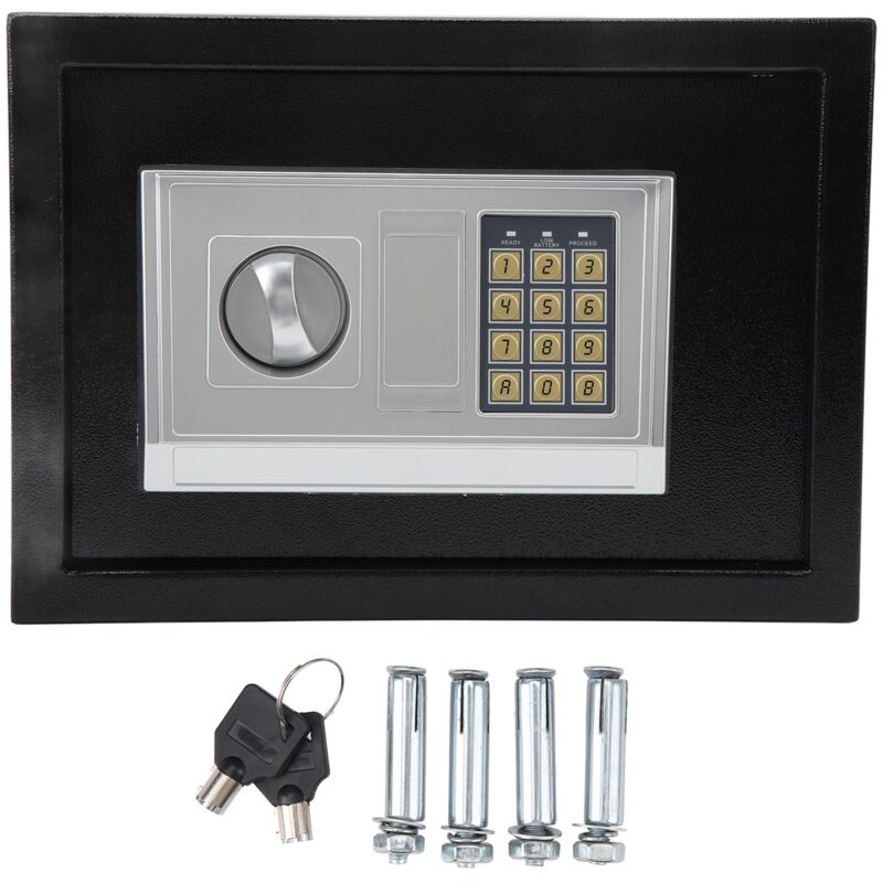 Eosnow - Coffre-fort numérique avec mot de passe et clé de déverrouillage, coffre-fort électronique multifonctionnel, armoire de sécurité domestique