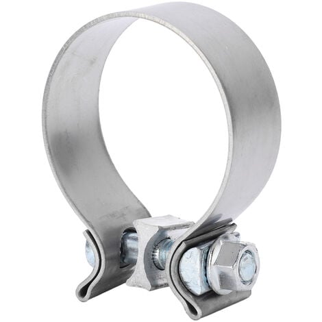 Takpart Collier de serrage double pour raccords de pot d'échappement -  Borne de tuyau d'échappement diamètre 55 mm x 125 mm : : Auto et  Moto