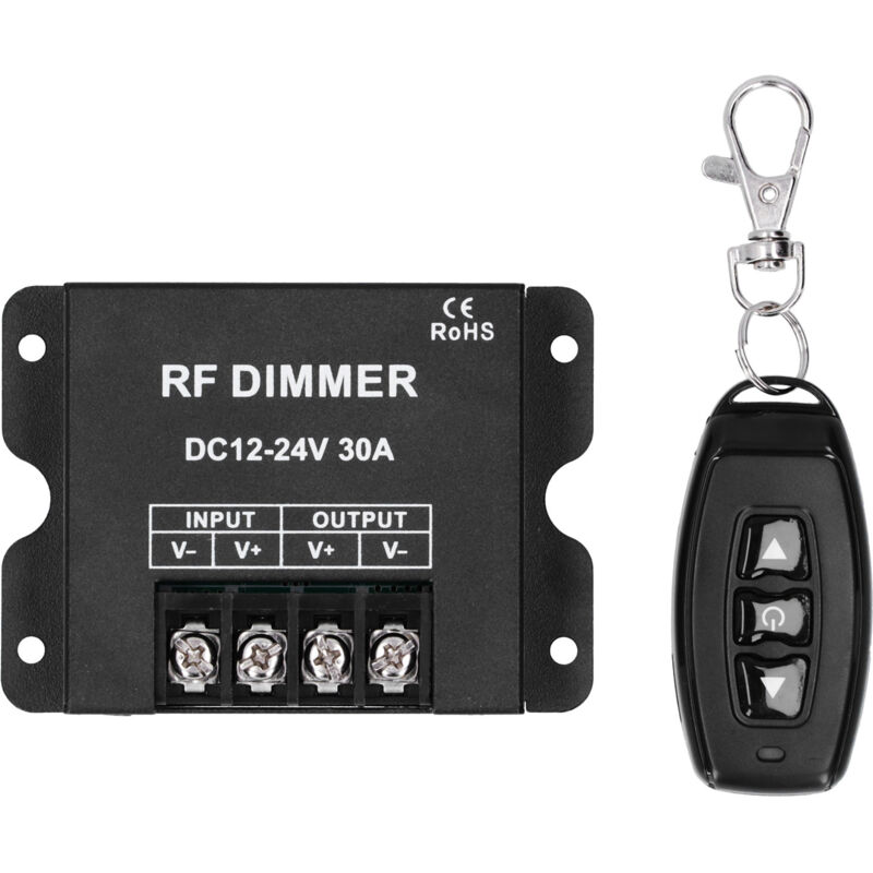 Eosnow Contrleur de variateur de couleur unique LED, 3 touches RF, télécommande sans fil de grande puissance