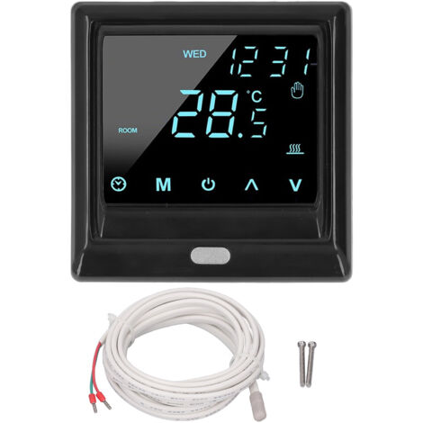 Eosnow Contrôleur de température intelligente LCD APP TOCKER COMMANDE BLUETOOTH SMART THERMOSTAT AC85V - 250V