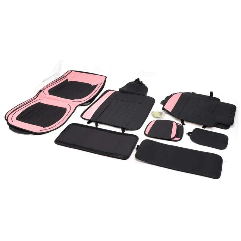 Image of Eosnow - Coprisedile per auto Protezione traspirante e confortevole in pelle completamente avvolgente per la maggior parte dei veicoli Stile standard