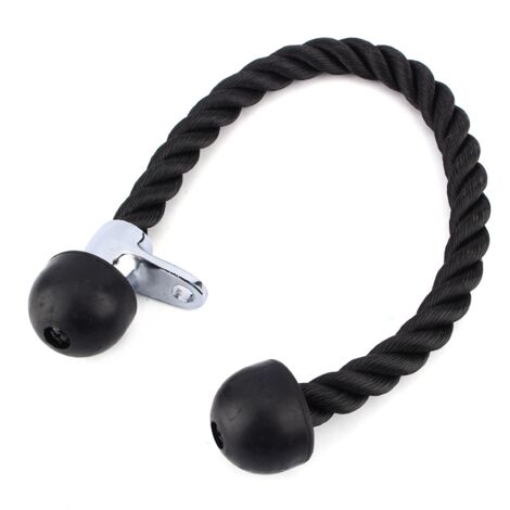 Eosnow Corde de traction pour triceps, cordon de poussée et de traction, fixation de cable de barre latérale de gymnastique multiple