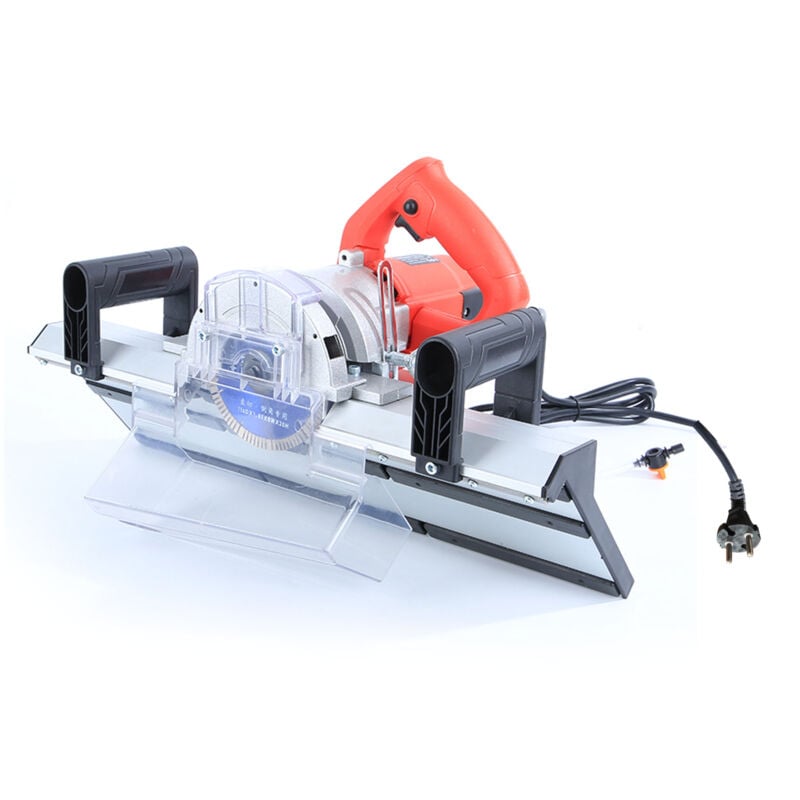 Coupe-biseau électrique pour carrelage, avec scie, chanfreinage à 45 degrés, 13 000 tr/min, 1 200 w, pompe à eau 12 v, tuyau de 2,2 m, prise ue 220 v