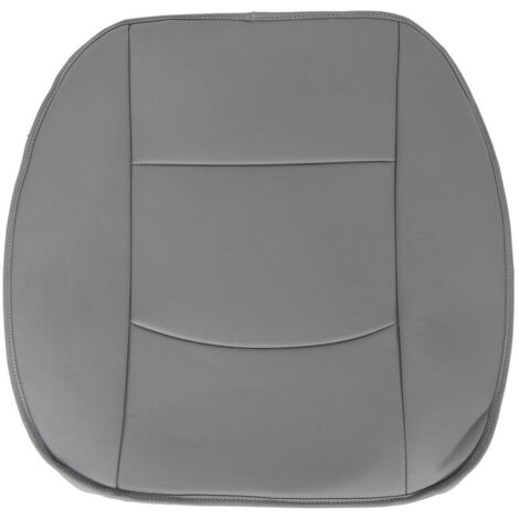 Eosnow Coussin de siège de rechange en similicuir pour voiture, housse de protection avant, pour berline 4 portes et SUV, gris