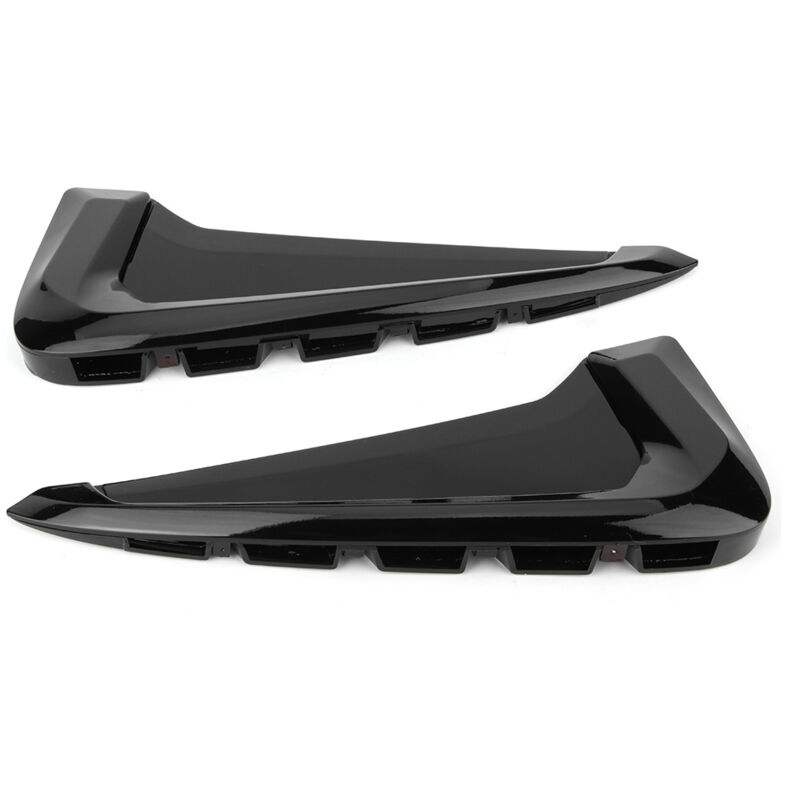 Eosnow - Couvercle de ventilation latéral noir, 2 pièces, garniture de décoration, accessoires de voiture adaptés pour X5 F15 2014 – 2018