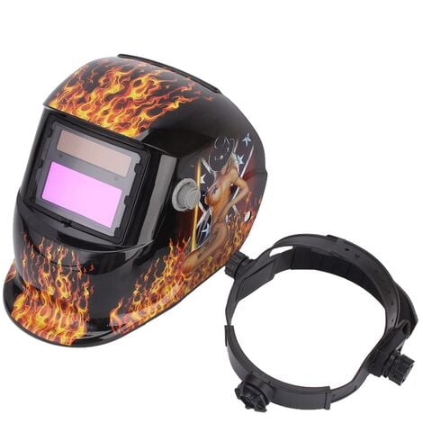Eosnow Couverture de casque de soudage à obscurcissement automatique solaire, Machine à souder MIG/ARC/TIG