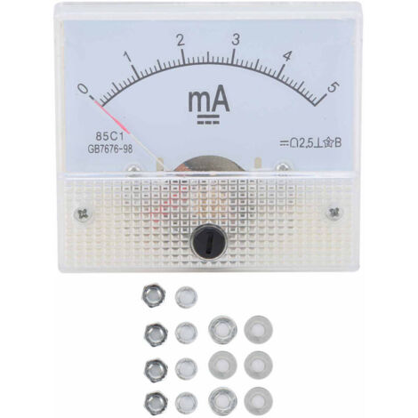 Eosnow DC 0-5MA pointeur courant panneau compteur dispositifs de mesure ampèremètre testeur jauge