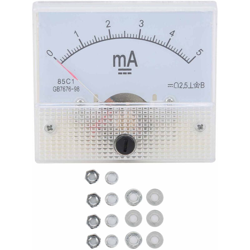 Image of Eosnow DC 0-5MA Zeiger Strom Panel Meter Messgeräte Amperemeter Tester Messgerät