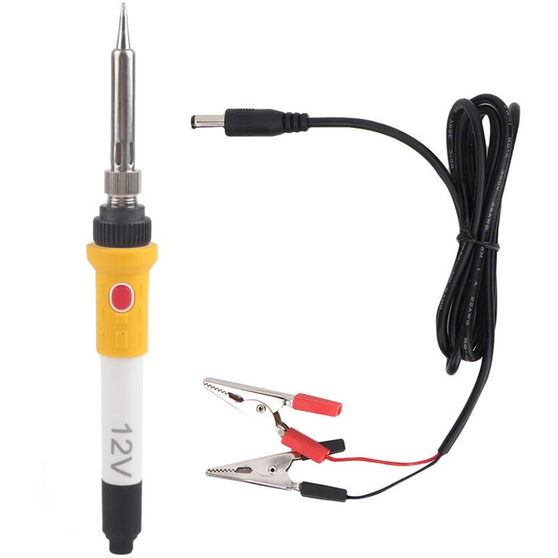 Image of Dc 12V 40W Tragbares Auto Auto -Krokodil -Clip angetriebener elektrischer Lötkolben - Eosnow