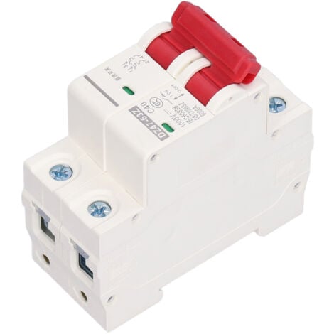 Eosnow DC-Miniatur-Leistungsschalter 2P Solar-PV-System-Isolator DIN-Schienenmontage 1000 V 40 A DZ47-63Z C40