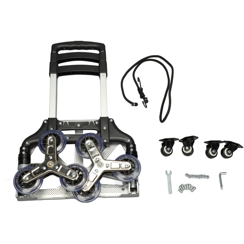 Diable d'escalade, chariot à bagages portable, chariot pliable, pour faire du shopping et voyager - Eosnow