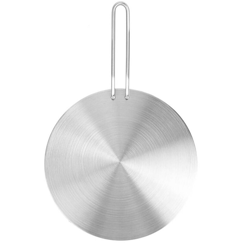 Eosnow - Diffuseur de chaleur en acier inoxydable, adaptateur de plaque à Induction, convertisseur de plaque de cuisinière électrique à gaz 24cm