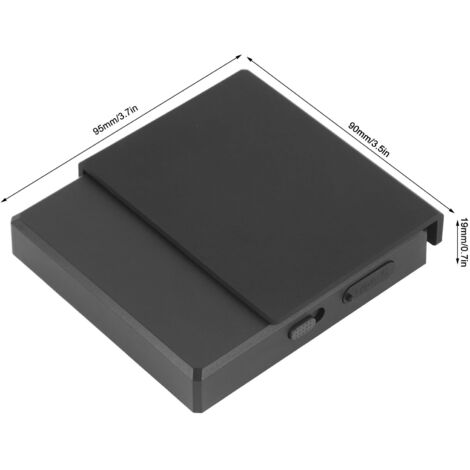 Eosnow Digitale Kaffee Skala mit Timer 3 Modi hohe Genauigkeit 900mAh Typ C Ladung Touch Control Mini Smart Kitchen Schwarz