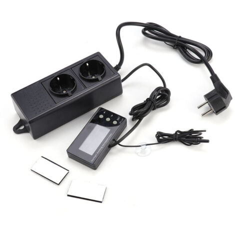 Eosnow Digitaler Reptilienthermostat, PID-Synchron-Temperaturregler mit LCD-Bildschirm