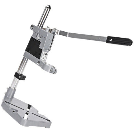 Eosnow Drill Drill Ständerbenbankklemme Werkzeug für Handwerkstation einstellbare Benchtop -Einzelloch -Table -Reparatur mit Aluminiumbasis -kompatibler tragbares rotierendes festes Rahmendesign