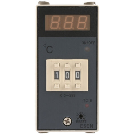Eosnow E5EM Hochstabiler digitaler Thermostat mit automatischer Steuerung, gut ablesbarem Thermoelement Typ K, flammhemmend, lebensmittelecht