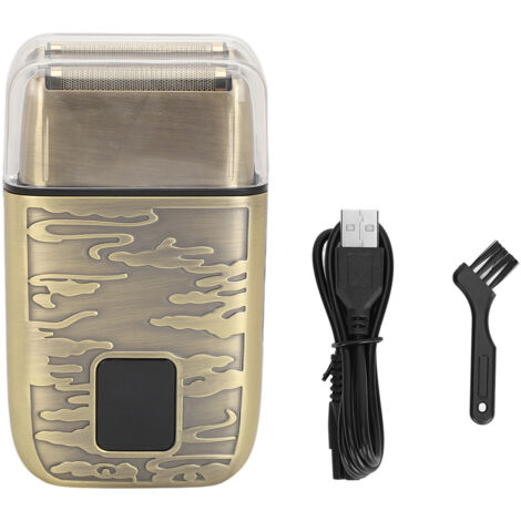 Eosnow Elektrisches Haar Clipper Retro tragbarer effizienter Dual -Head -Kabelbart -Bart -Trimmer für Heimreise