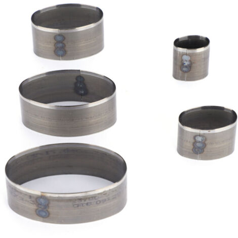 Eosnow Ensemble de 5 matrices de découpe pour cuir, moule de découpe ovale creux, outil de bricolage artisanal