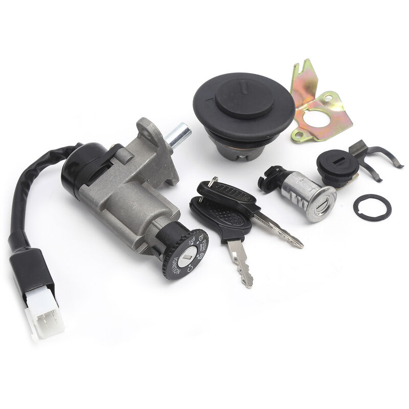 Eosnow - Ensemble de commutateur d'allumage à 4 fils pour scooter à gaz 50 cc 150 cc 139QMB GY6, nouveauté pour cyclomoteur chinois