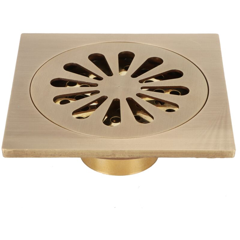 Eosnow Ensemble de vidange de sol en cuivre Antique, Style européen, pour douche, salle de bains, accessoire de toilette