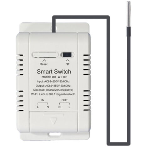 Eosnow Ewelink WiFi temperature switch controlled by mobile app with data statistics support and IFTTT-compatible automation scenario function