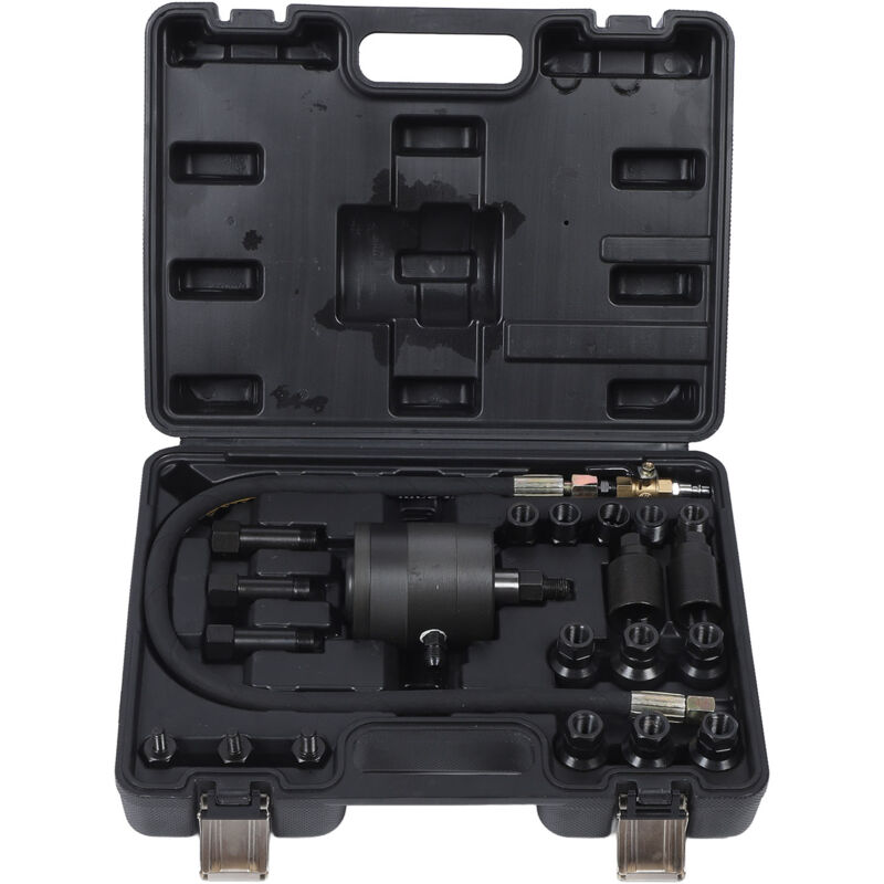 Eosnow - Extracteur d'injecteur Diesel, outil d'extraction en métal robuste, Kit d'extraction pneumatique pour moteurs, 21 pièces