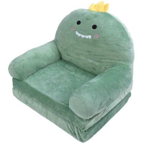 Eosnow Faltbare Kindersofa niedliche Cartoon Weich bequemes Klappbett -Couch für Kleinkinder Home Dinosaur
