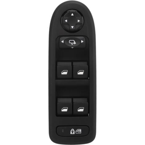 Eosnow Fensterheberschalter 96631328XT, schnelle Reaktion, empfindliche Steuerung, Fenster-Hauptknopf, Ersatz für PEUGEOT 308 I 508