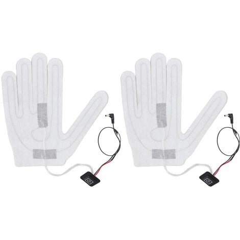 Gants chauffants électriques intelligents trois contrôle de température  charge chauffage écran tactile épais chaud sports de plein air gants  chauffants