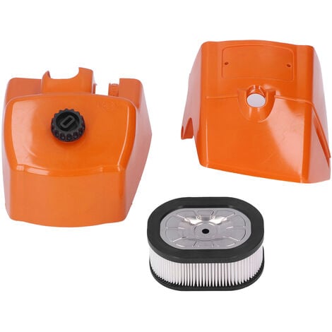 Eosnow Filtre à air avec couvercle de cylindre de remplacement en plastique pour trononneuse Stihl 066 MS660 MS650 000 120 1654