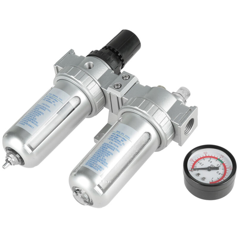 Eosnow - Filtre de compresseur, régulateur d'eau d'huile, haute résistance maximale de 1 MPa pour outils pneumatiques outils à air comprimé