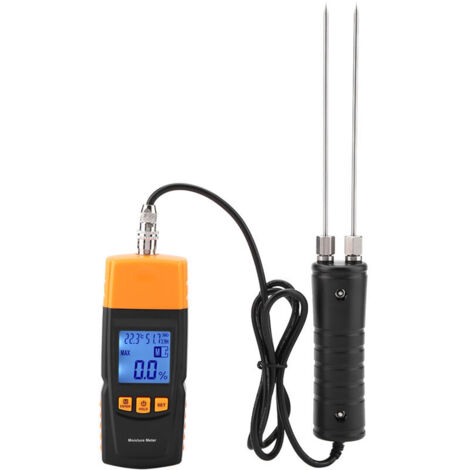 Eosnow GM620-10-60℃ Digitales, einstellbares Holzfeuchtemessgerät mit LCD-Bildschirm