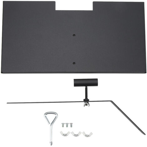 Eosnow Grabmarker -Standhalter Eisen Anti Fade Easy Assembly Mattes Finish Abflussloch Gedenksteinplaque für Angehörige Haustiere