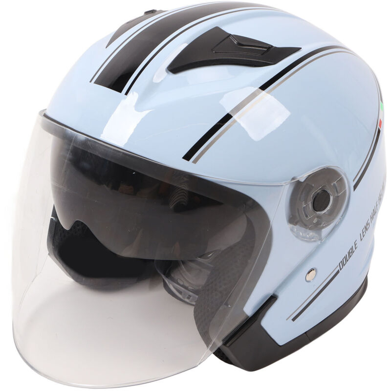 Image of Eosnow Halber Motorradhelm, kompakt, leicht, ABS, offenes Gesicht, Motorrad für Elektrofahrzeuge